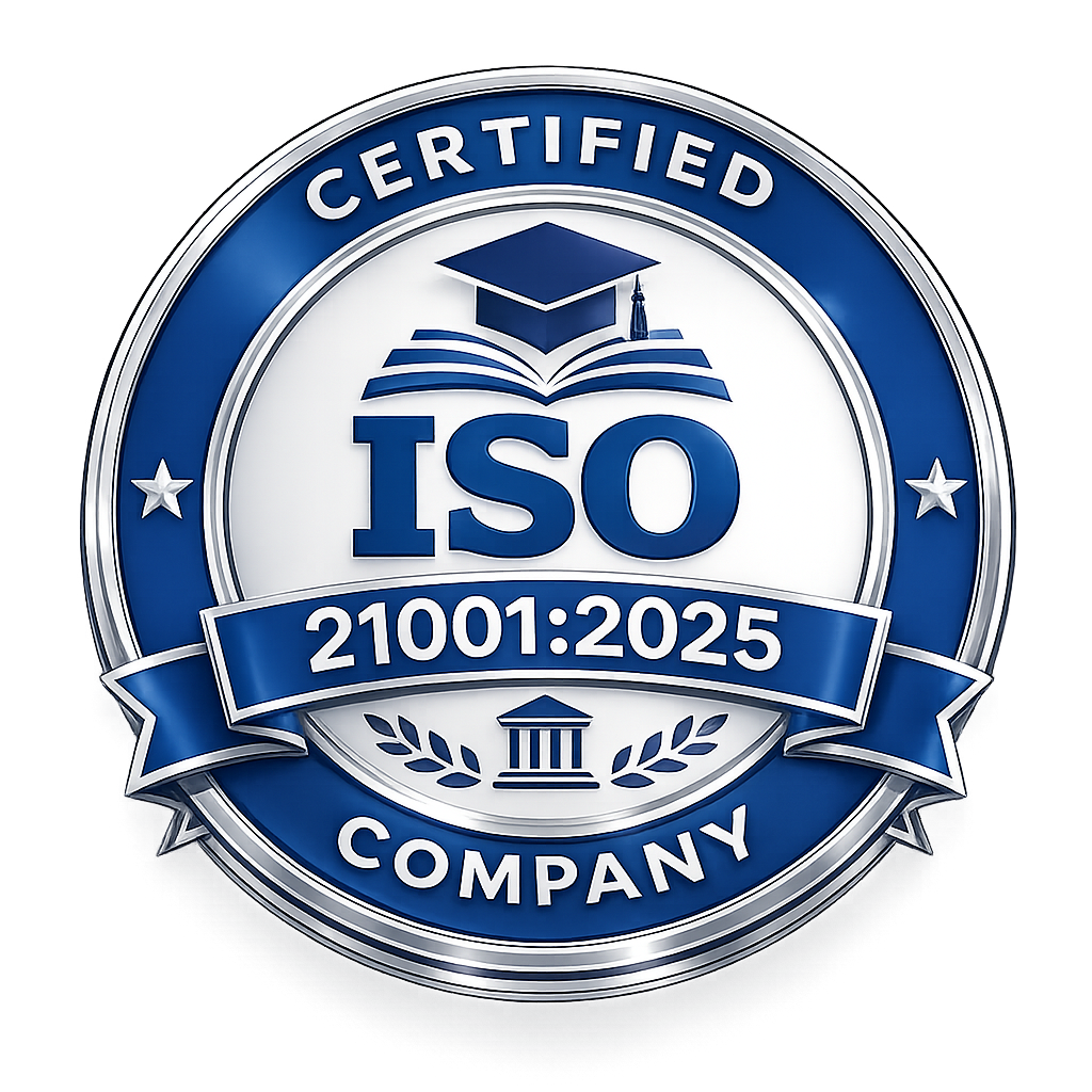 ISO 21001:2025 Certified